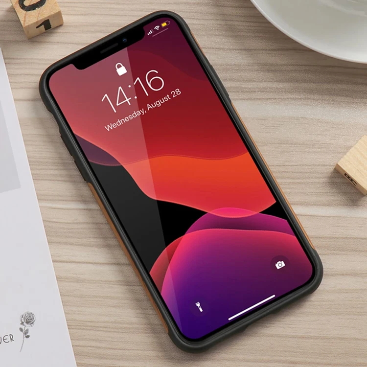 OTAO OEM Custom Design Wood Grain Mobile Phone Cover For iphone 11 Pro MAX XS XR X 7 8 Plus TPU Soft Phone Case Carcasa Celular