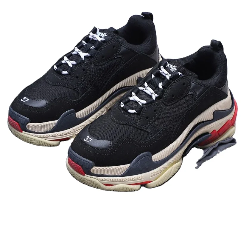 

2021 Hot sale Fashionable INS bale triple s sneakers crystal sole sport shoes men bala shoes