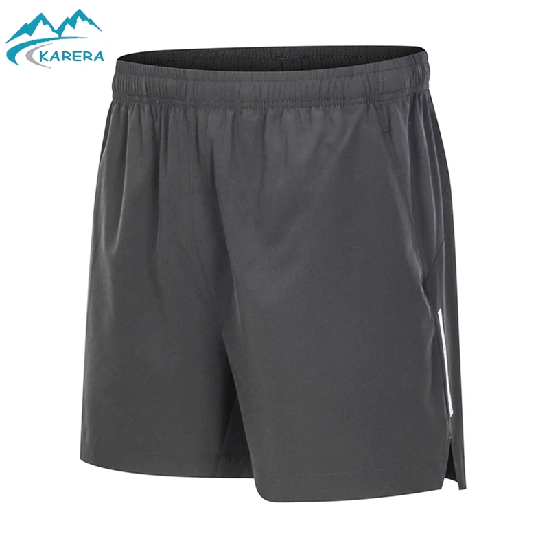 

Customized quick-drying breathable running fitness fashion men's shorts, Gray black