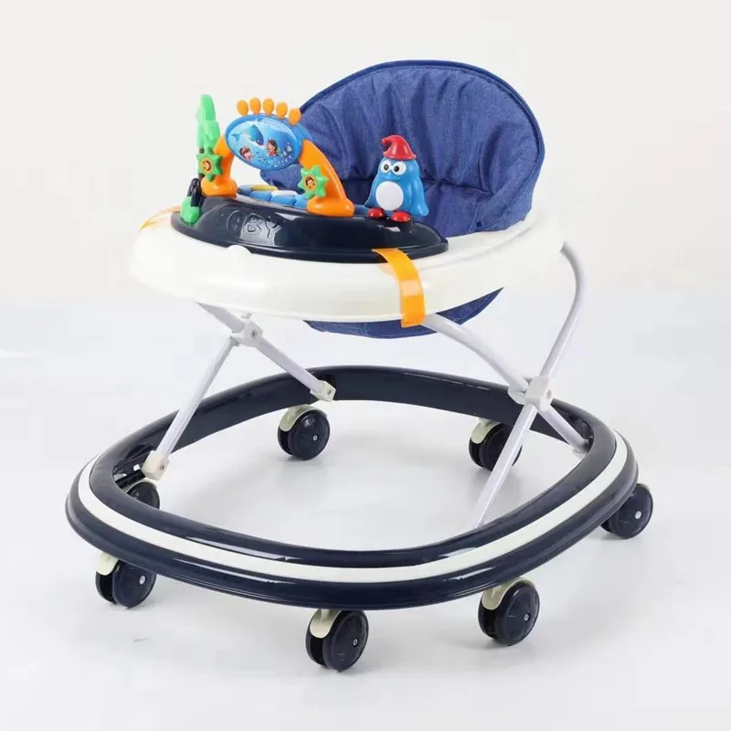 

4 in 1 new model activity kids learning jumping waker baby multifunction unique variable rocking baby walker, Blue, green, red