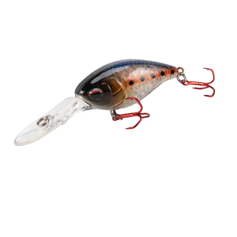

3507 Custom Or Blanks 10.5g 50mm Mini Crankbait Set Artificial Small Fishing Bait Wholesale Crank Fishing Lures, 5 colors