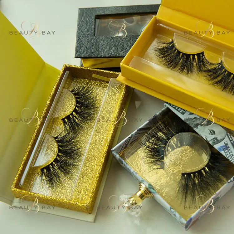 

beautybay private label 3d 25mm real mink lashes false eyelashes vendor wholesale custom clear round lash cases packaging box, Natural black