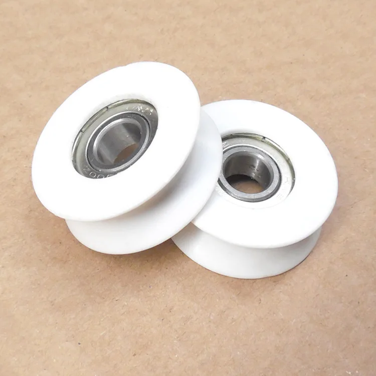 

Fine Polished White Solid Ceramic Roller With Bearing CR2017-B03