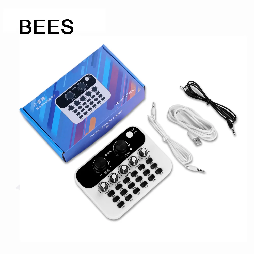 

Factory Sales Sound Cards Microphone Sound Card Studio Professional Recording