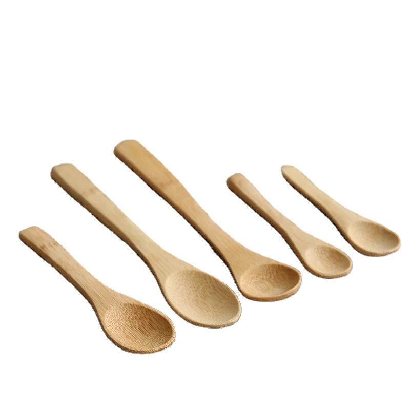 

Natural Wood Spoon Bamboo Kitchen Cooking Dining Soup Tea Honey Coffee Utensil Tools Soup Teaspoon Tableware Engraved Logo, Customized