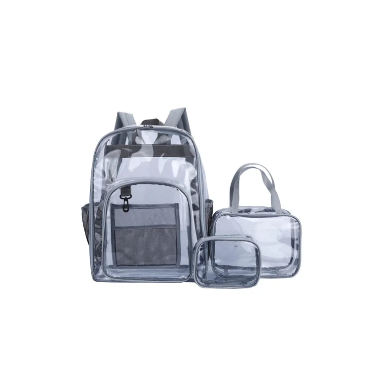 

Amazon hot sale nice price new design in fashion custom popular clear pvc fashion backpack