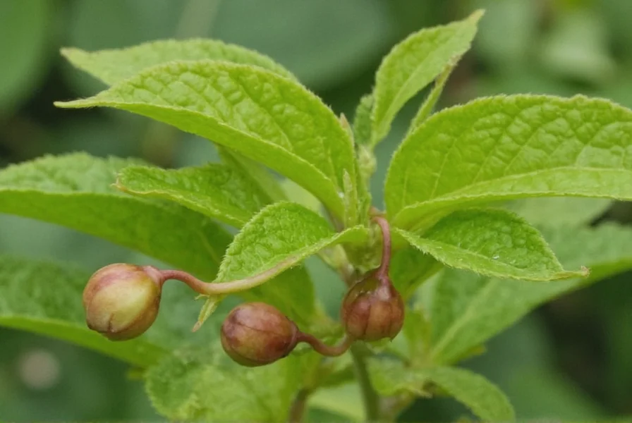 Close-up of wild ginger New Hope rhizomes showing proper planting depth