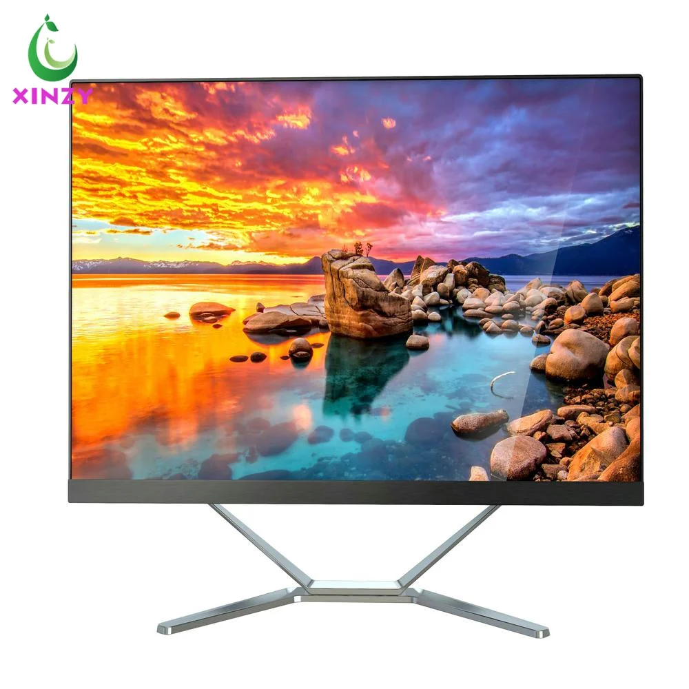 

XINZY 24 inch processor i9 aio desktop ram 2g hdd 320g with wifi speaker momoblock all in one pc