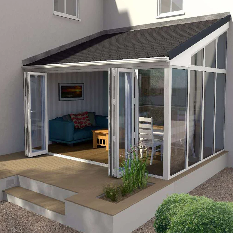 阳台绿屋阳光门廊露台屏风围挡游廊温室日光浴室冬季花园太阳房玻璃屋