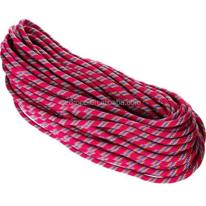 pink climbing rope