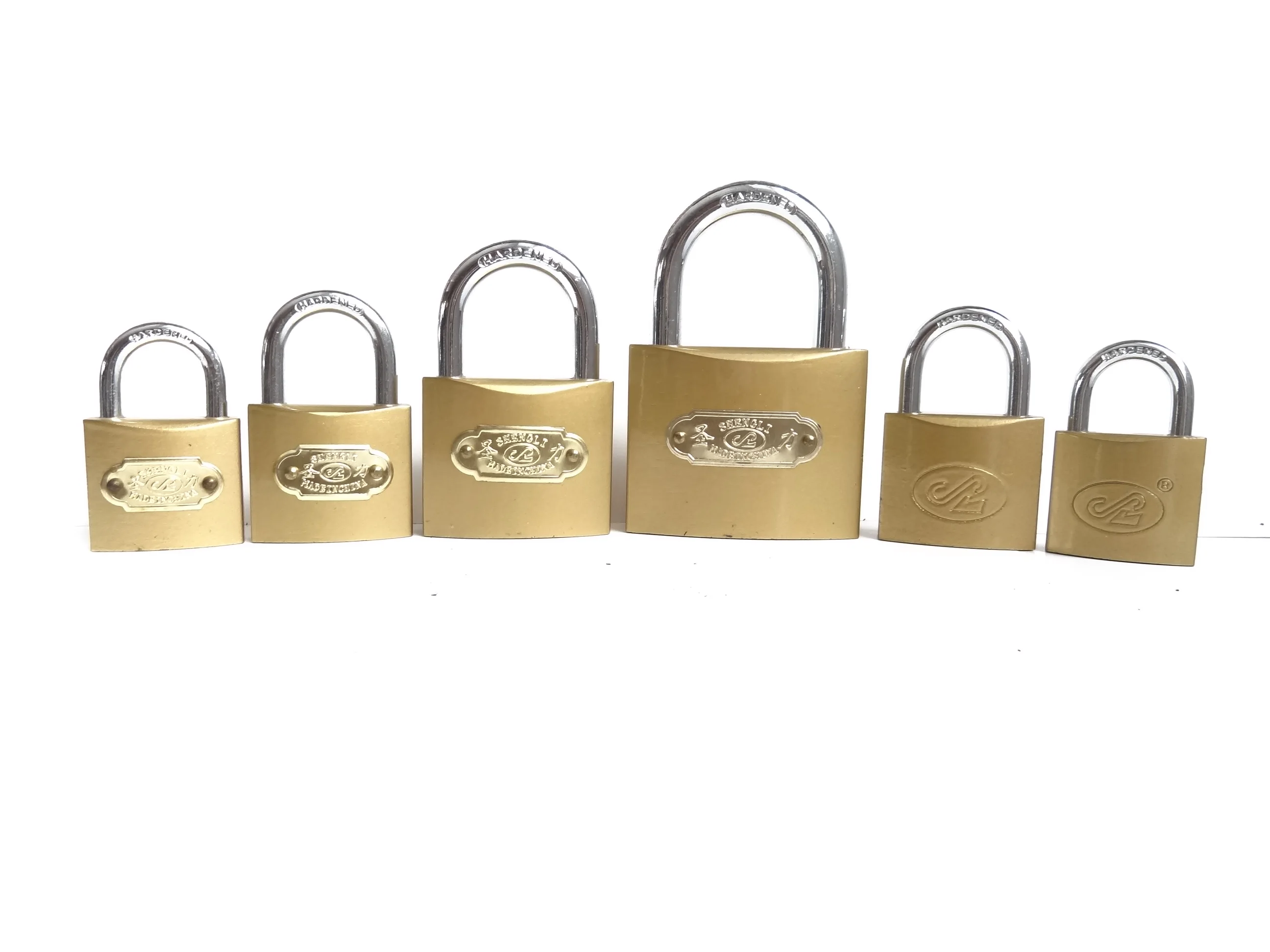 Cheap and Top Security Thin Type Imitate Brass/Grey/Plastic Painted Iron Padlock