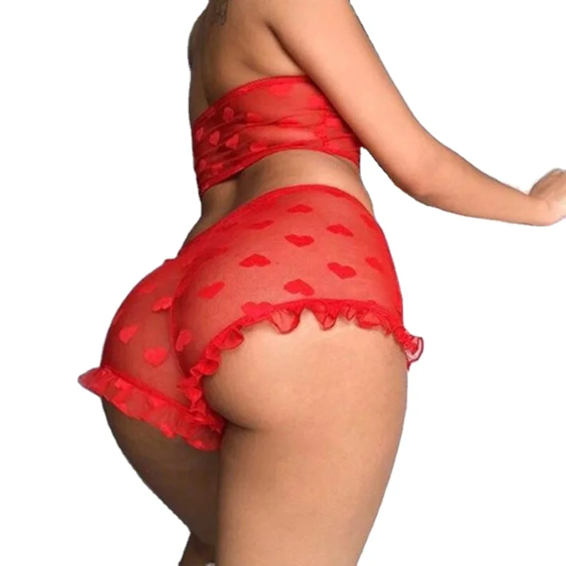 

Hot sale Mesh transparent women sexy lingerie underwear panties, Black