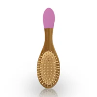 

Professional Private Label Oval Detangling Paddle Straightener Bamboo Hair brush