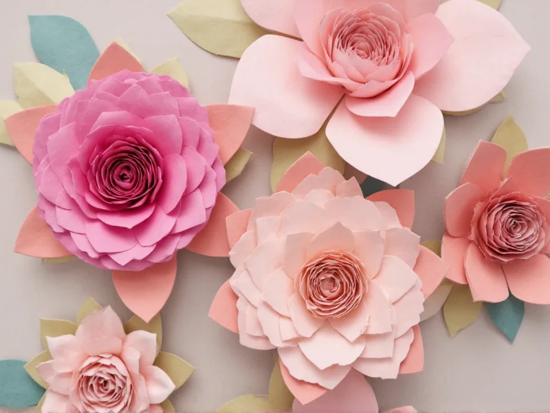 paper flowers craft