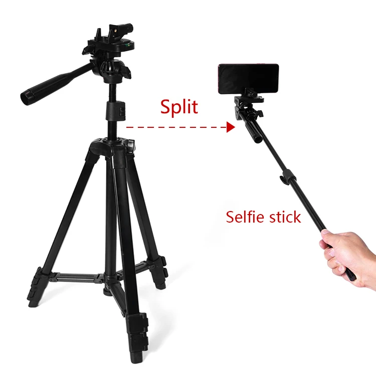 
2020 New HandHeld mini Selfie Stick Tripod Multifunction Portable Aluminum Desktop tripod 