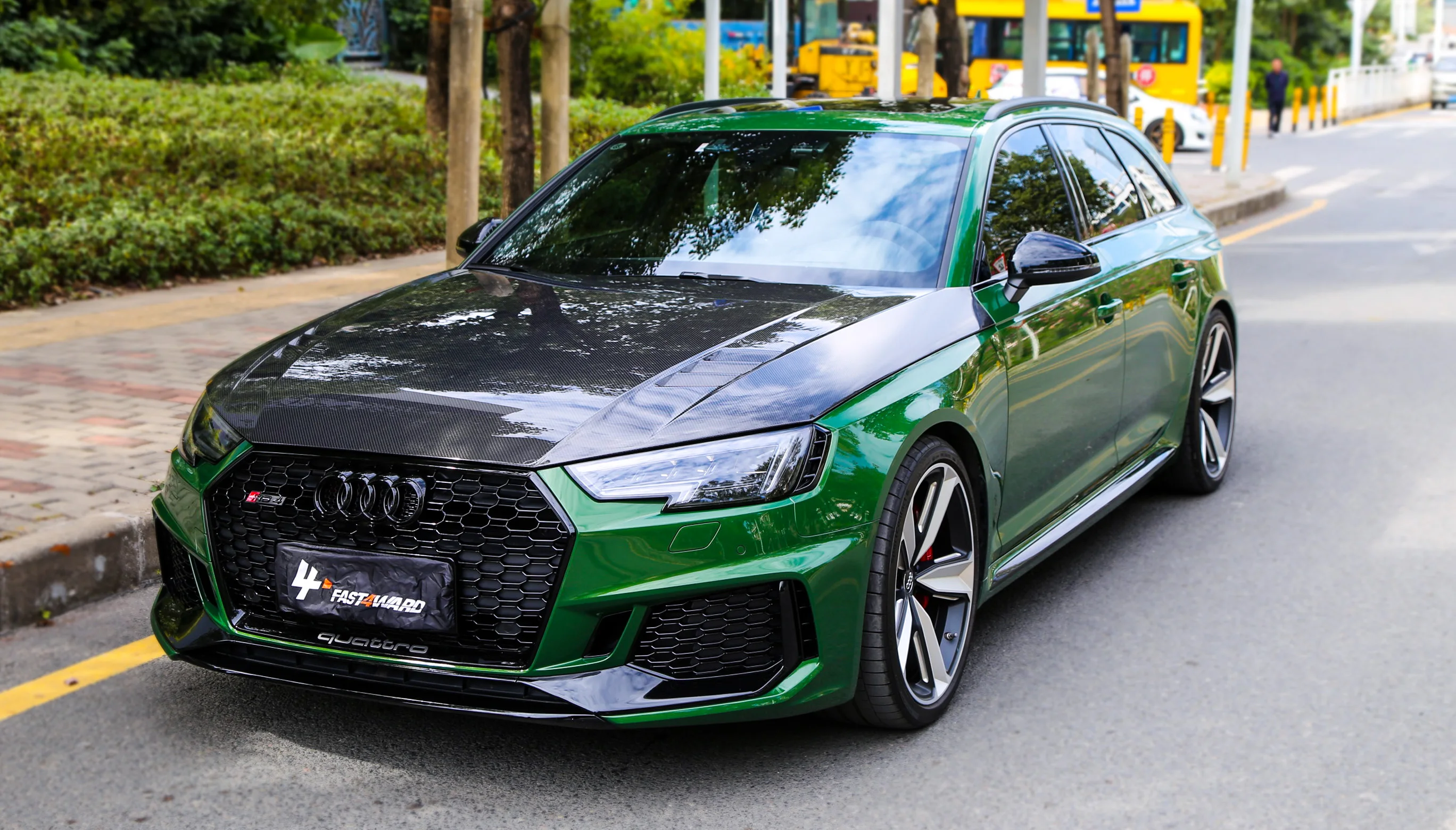 Doublesided Carbon Fiber Hood For Audi B9 A4 S4 Rs4 Buy Carbon Fiber Hood B9,Carbon Fiber B9