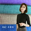 LeLi silk the new spring and summer men and women leisure clothing fabric polyester double color imitation hemp blended