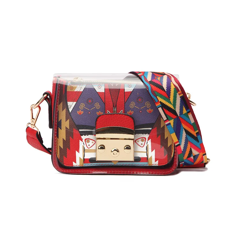

Summer Shoulder Women 2021 New Korean Version Fashion Small Wide Shoulder Strap Messenger Mini Handbags For Women 2021, White, yellow, red, green, blue, black, pink