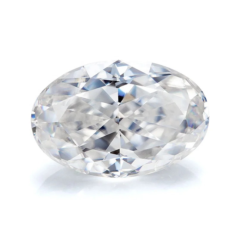 

loose moissanite diamonds Stones Fashion loose stone custom moissanite price per carat D Color VVS1 White Oval Cut 3x5mm