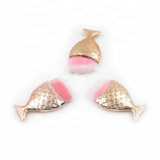 

Explosion model single small fish mermaid foundation brush makeup brush wholesale, As the picture