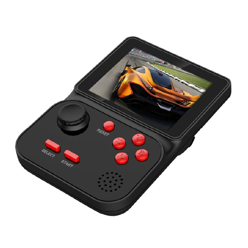 

YLW retro game console handheld 2000 games, Red,black ,gray ,blue