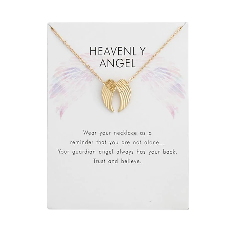 

Fashion Alloy Wing Choker Necklaces Wings Pendant Necklace Jewelry