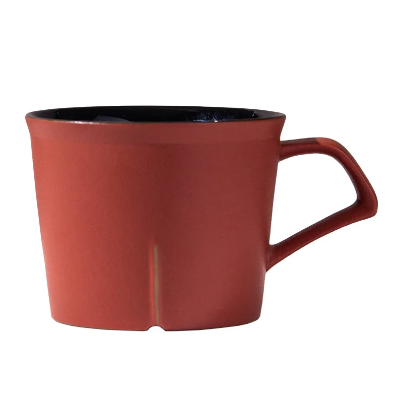 

UCHOME Personalized coffee cup with handle Japanese style simple tea cup, Many colors can be choosed