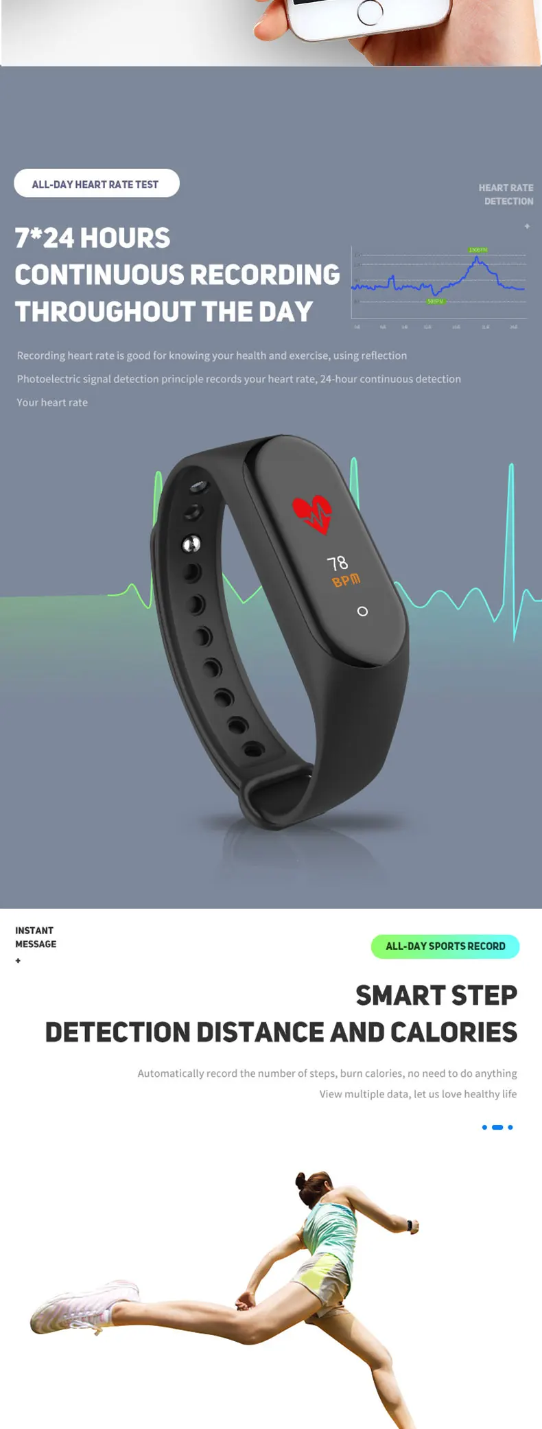 Smart Watch Waterproof Latest 2019 Shenzhen Ladies Sport Fitness Bracelet Wristband Bluetooth Slim Electronic Mens Smart Watch 