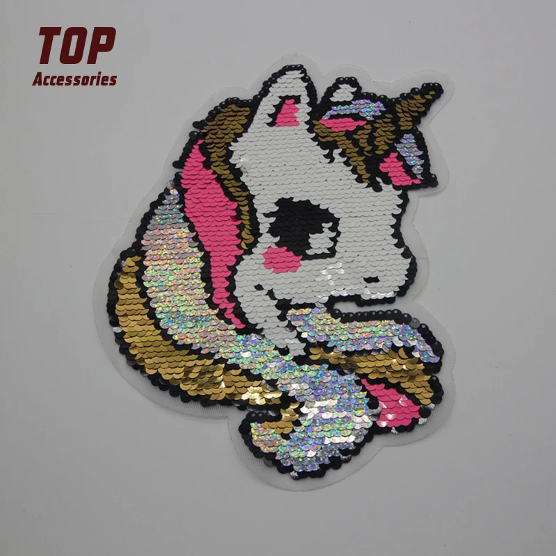 

The Popular Sequin Patch Embroidery Unicorn for Children Clothing