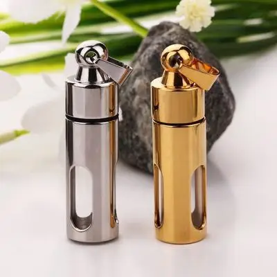 

Hot Sale Stainless Steel Human Pet Bronze Urn Necklaces Pendants Souvenir Silver Gold Plated Clear Perfume Bottle Necklaces