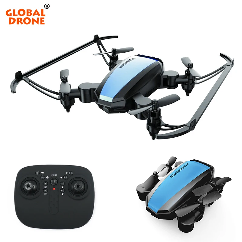 Global Drone GW125 Best Cheap Mini Drone Without Camera Foldable Mini Drone Toy For Kid FPV One Key Return Altitude Hold