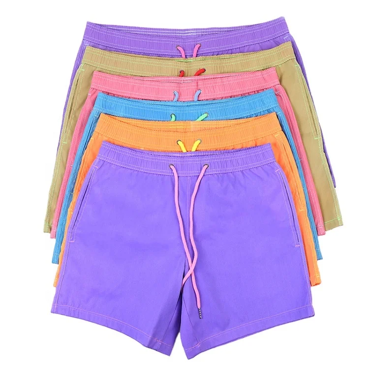 

Best Selling Color Changing Shorts Mens Design Your Own Logo Swim Trunks Summer Beach Boardshorts Waterproof Swimming Trunks