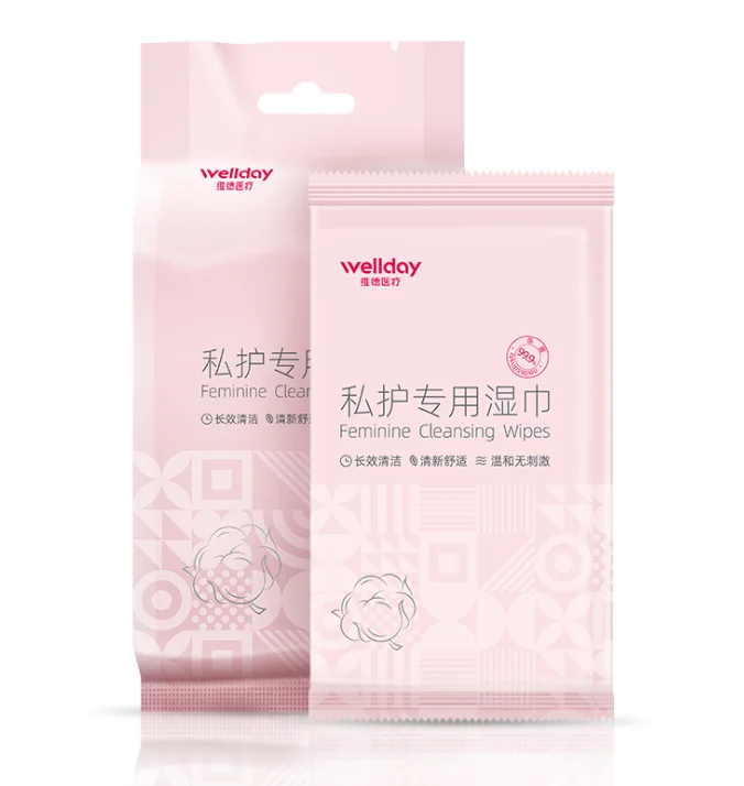 

Lady Wholesale Feminine Wet Paper Organic Spunlace Vaginal Paper Feminine, White