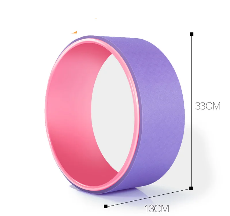 

TY Yoga Pilates Circle Yoga Fitness Roller Wheel Back Training Tool Slimming Magic Waist Shape Pilates Ring, Picture