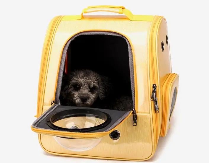 

wholesale PU pet carrier travel bubble transparent pet backpack, Customized