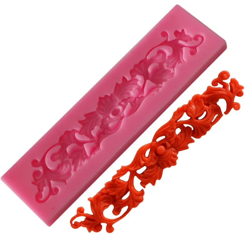 

DIY Baking Tools Lace Pattern Fondant Cake Decoration Chocolate Gypsum Clay Silicone Mold for Baking Pastry Accessories Supplies