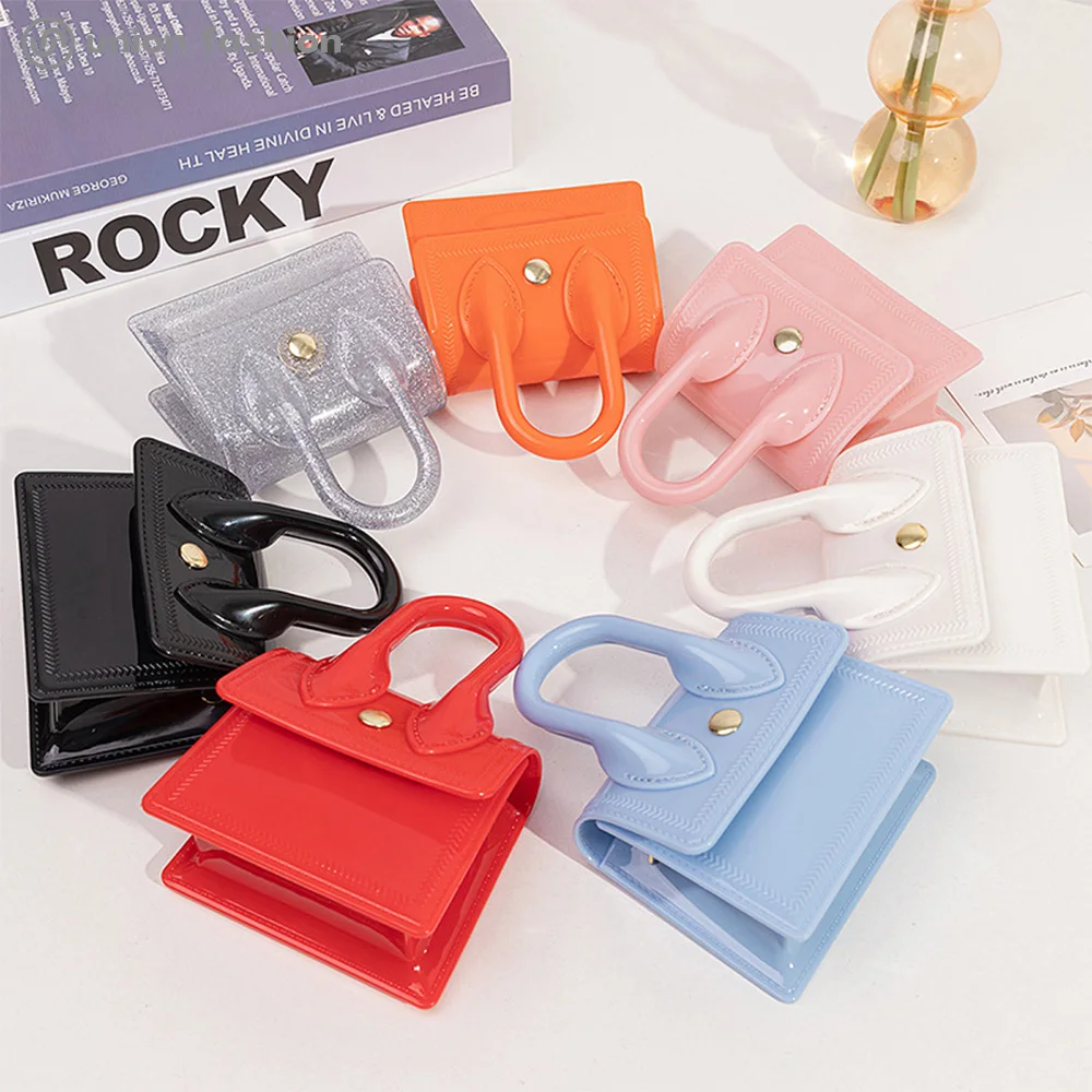 

Low MOQ Fashion Girls Chain Shoulder Small Mini Crossbody Hand Bags Women Jelly Purse and Handbags, Black/white/orange/pink/red/blue/silver