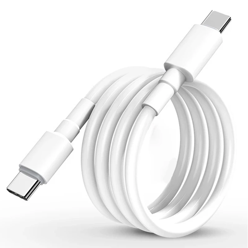 

1M PD Fast Charging Type C to Type C Cable USB C Charge Cable Mobile Phone Data Cable, White