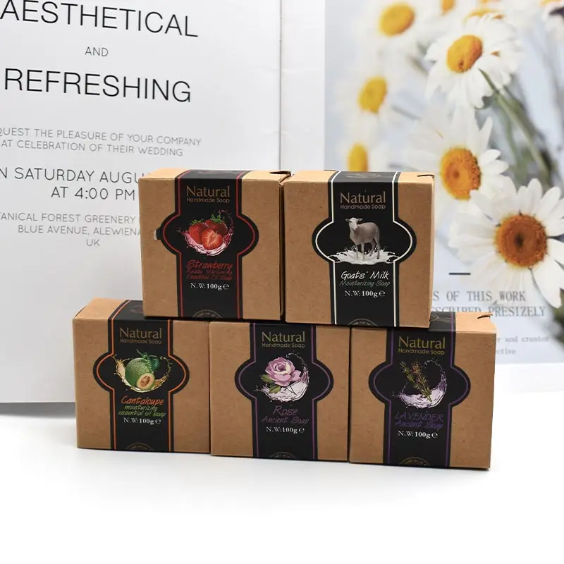 

Customized Natural Plant Essential Oil Handmade Soap Natural Gentle Moisturizing Bath Soap, Customized color