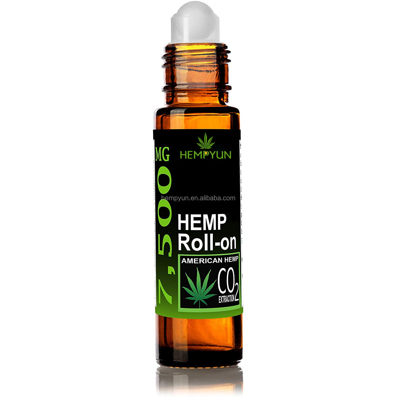 

hempyun-1500 mg Hemp Organic Freeze ROLL ON Pain Stress Relief hot roll-on, Yellow