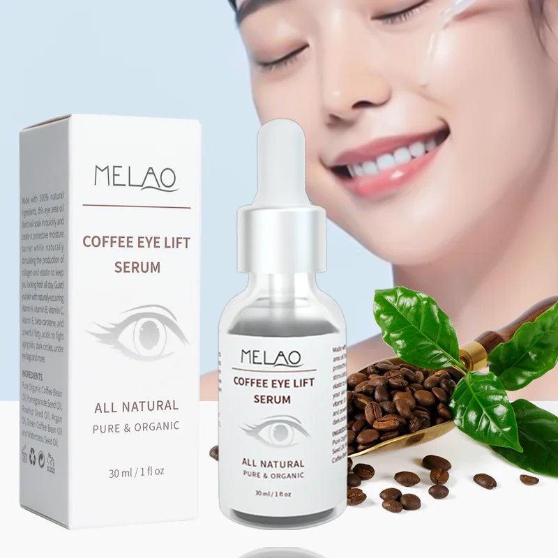 

Wholesale Korean Coffee Eye Lift Serum Anti Wrinkle Anti Aging Eye Bags Removal Under Eye Serum