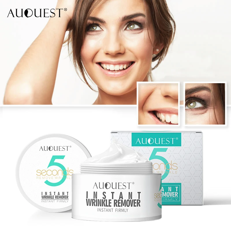 

Auquest Peptide Wrinkle Cream Anti Aging 5 Seconds Remove Puffy Eyes Moisture Firm Skin Lifting Makeup Daily Cream Face Care