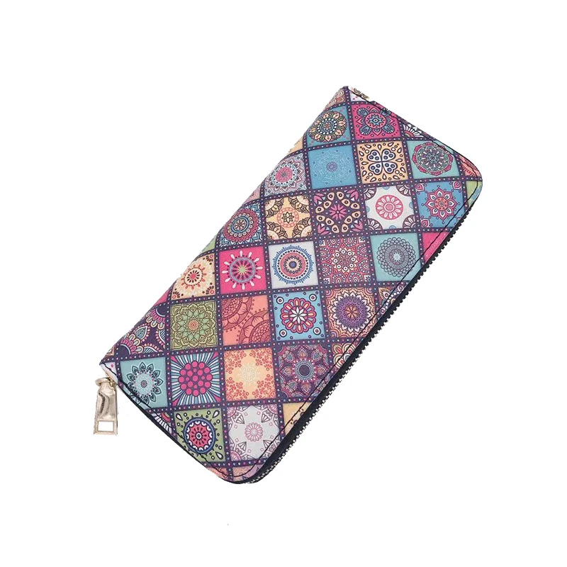 

Wholesale Latest National Handbag Women's Purse Pu Girl Wallets Card Holder