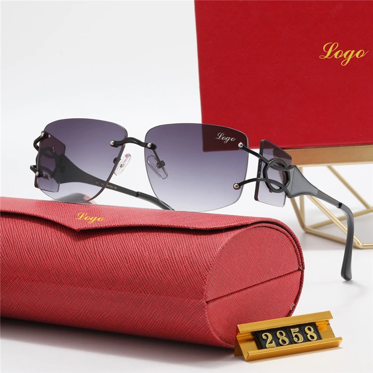 

Famous Luxury Brand Designer Leopard Head Sunglasses Men Personality Colorful Letter Logo Sun Shades Glasses Women UV 400, 7 colors