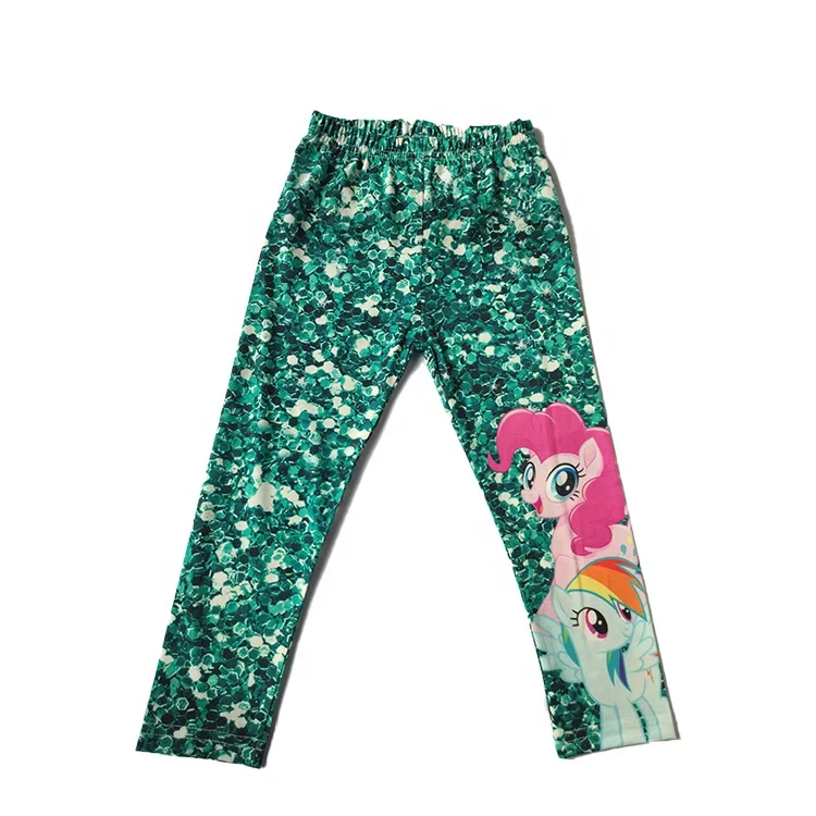 

Customized digital printing leggings cartoon Print Soft Comfortable girls' leggings girls leggings, Picture