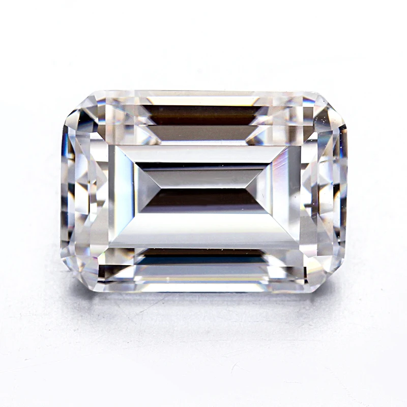 

starsgem loose moissanites 5x7mm Aaaaa Brilliant Certified Loose Beads Diamond Stone White 1 Ct Emerald Cut Moissanite Gemstone