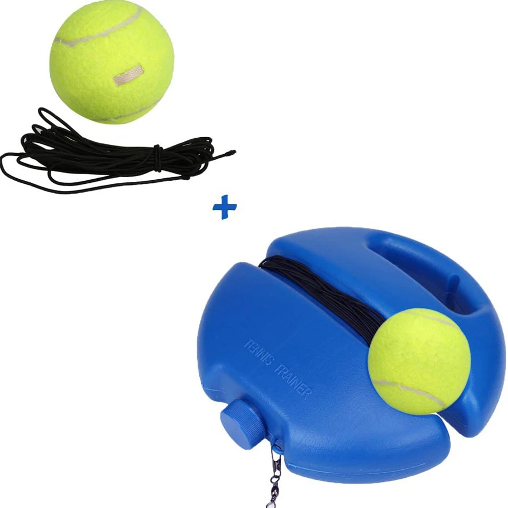 

Solo Tennis Trainer Rebound Ball, Fill & Drill Tennis Trainer with String,Rebounder Tennis Practice Equipment, Blue