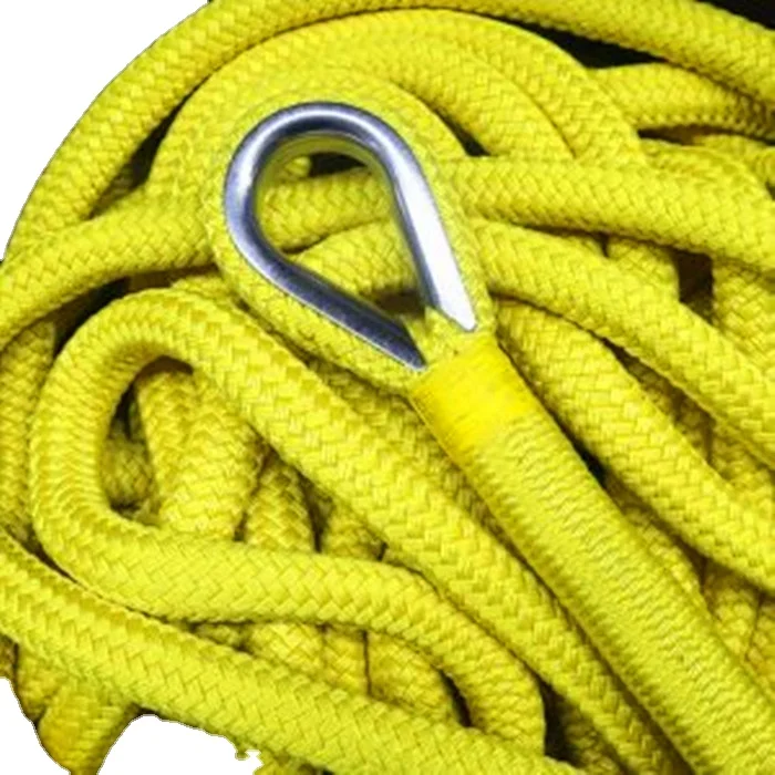 High performance customized package all kinds of size double braided nylon/polyester anchor line