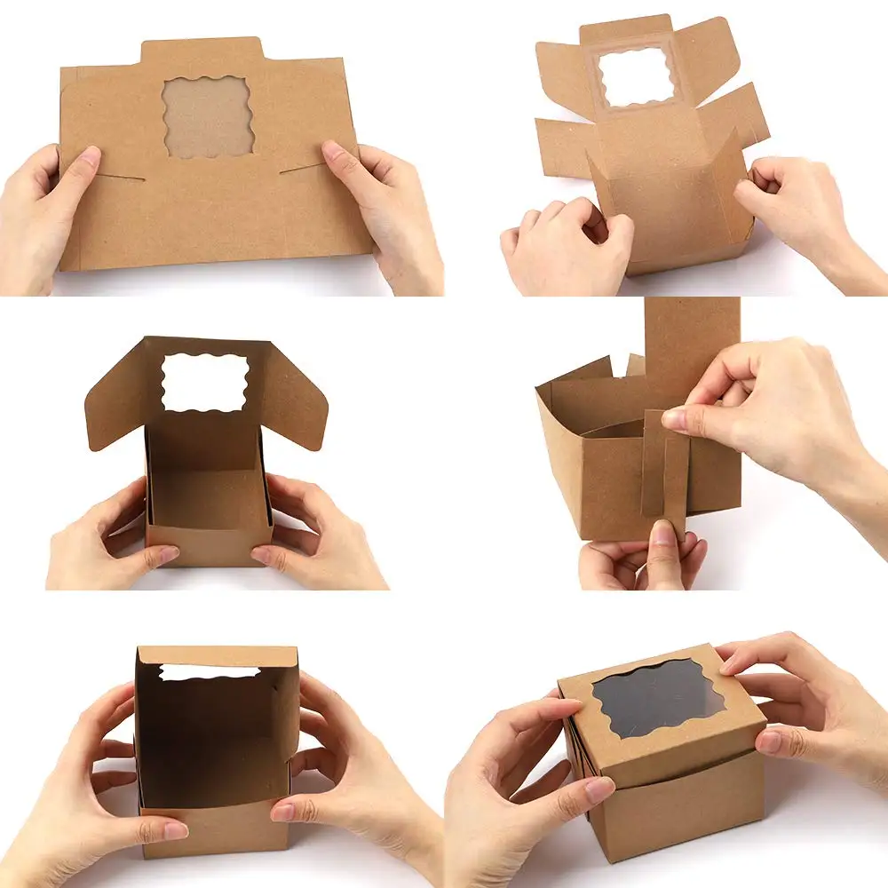 Cajas De Cartón Para Panadería,Magdalenas,Rosquillas,Cajas De