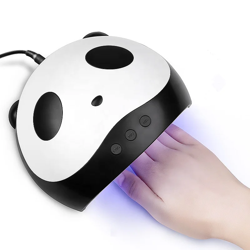 

Newest 36W Panda Intelligent UV/LED Nail Dryer Lamp for All Gel Polish, White+black